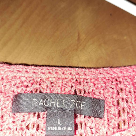 RACHEL ZOE, Crocheted, Long sleeved sweater, - Picture 2 of 3